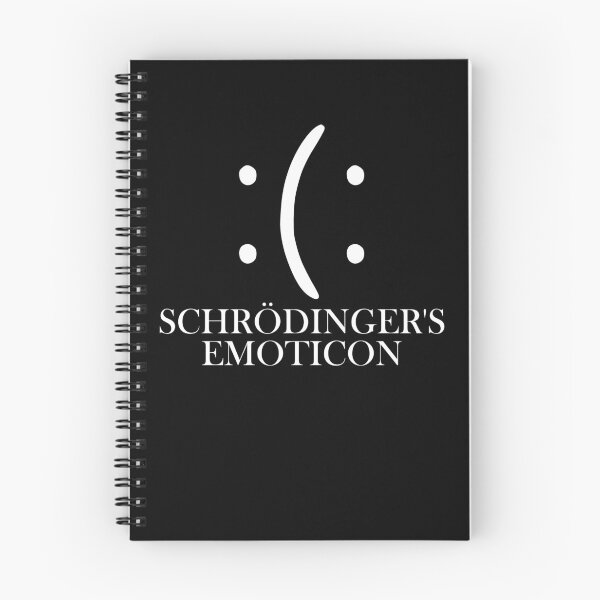 Item preview, Schrodinger's Emoticon Physics Science Nerd Smiley Gear designed and sold by DynamicDesign.