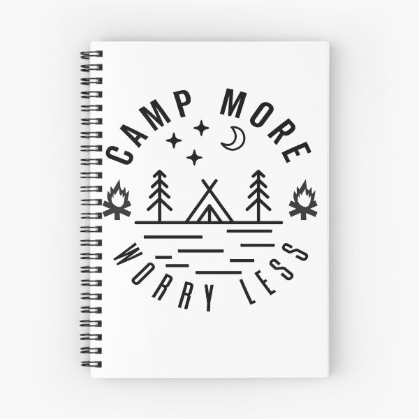 Item preview, Camp More Worry Less Camper Camping Outdoor Quotes designed and sold by clothesy7.