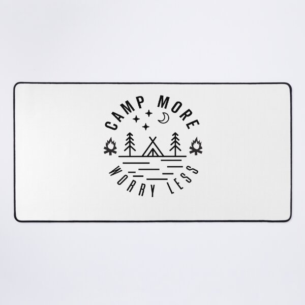 Item preview, Camp More Worry Less Camper Camping Outdoor Quotes designed and sold by clothesy7.