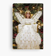 ♪♫•*¨*ANGEL STAR OF WONDER-STARS SO BRIGHT SHINING ON THIS HOLY NIGHT ♪♫•*¨* Leinwanddruck