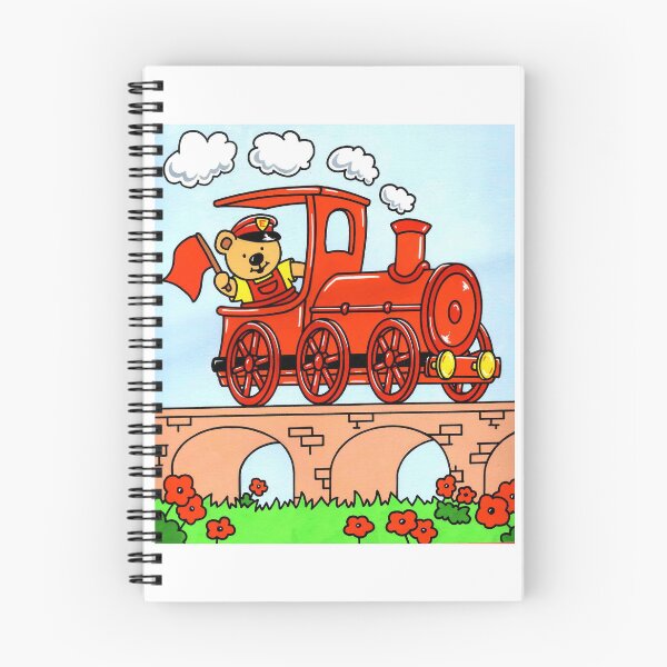 Item preview, Teddy Train Driver designed and sold by LinziHenryArt.