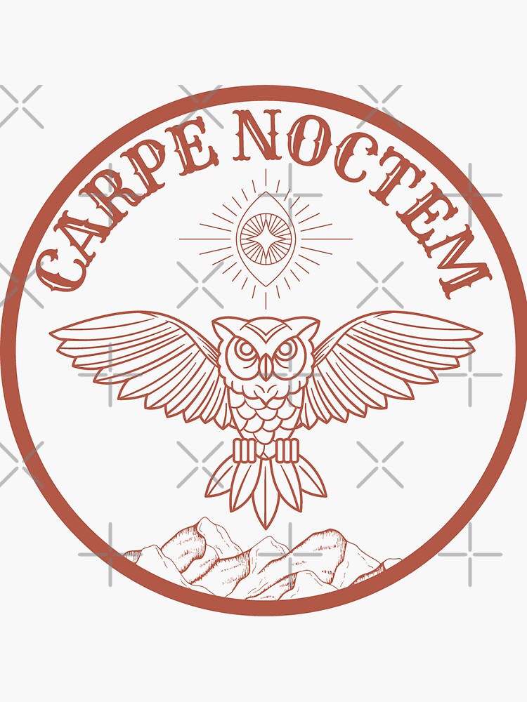 Carpe Noctem Sticker