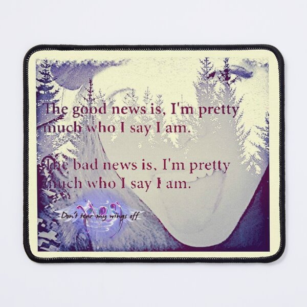 Item preview, Who I say I am designed and sold by EARTH ANGEL 888.