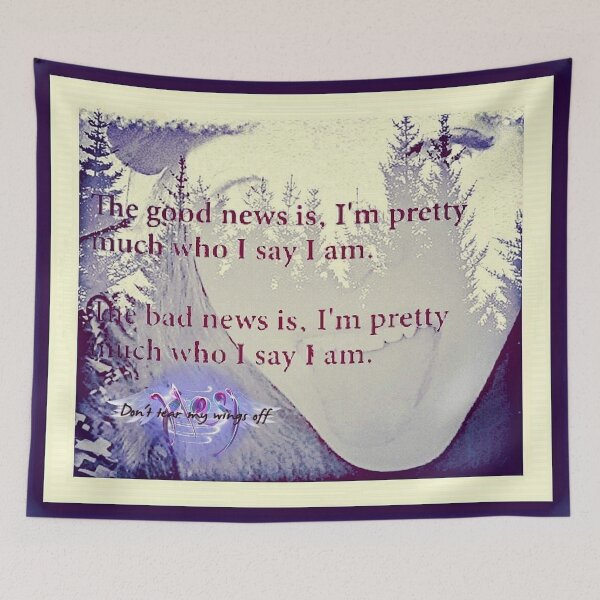 Item preview,  Who I say I am designed and sold by EARTH ANGEL 888.