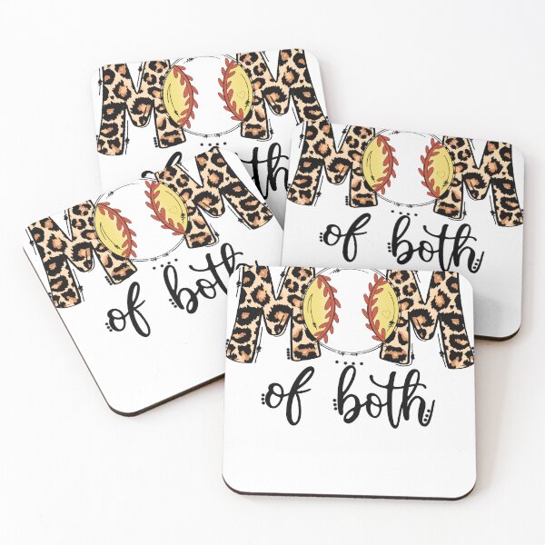 Item preview, Mom Of Both Leopard Baseball Mom Softball Mom Mother's Day designed and sold by SethFrancis37.
