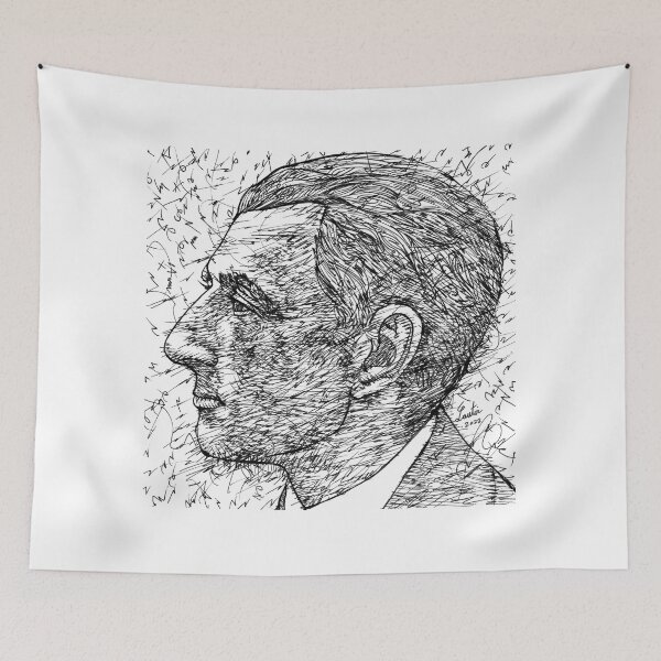 Item preview, MAURICE RAVEL ink portrait .1 designed and sold by lautir.