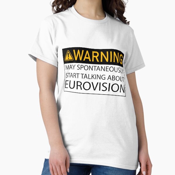 Item preview, Warning may spontaneously start talking about Eurovision designed and sold by zrkaca.