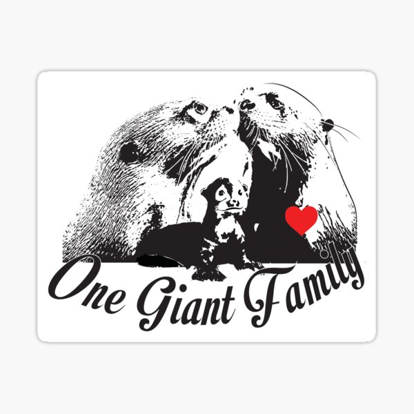 One Giant Family Sticker