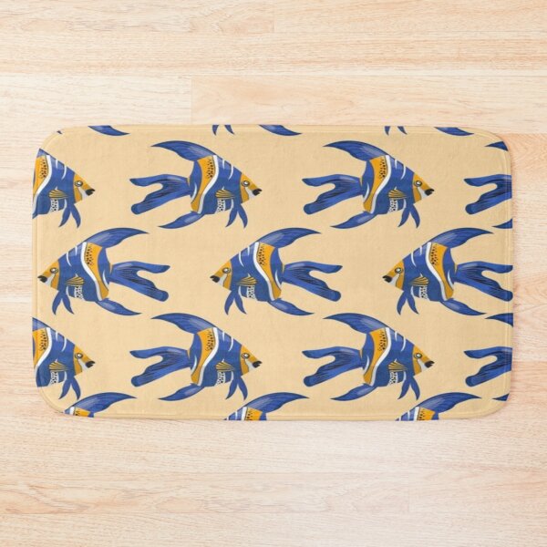 Item preview, Tropical bluefish pattern. designed and sold by VervainTrendy.