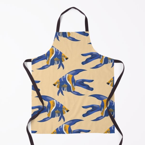 Item preview, Tropical bluefish pattern. designed and sold by VervainTrendy.