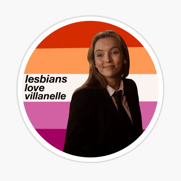 Item preview, Lesbians Love Villanelle Sticker designed and sold by ash-drawsalot.