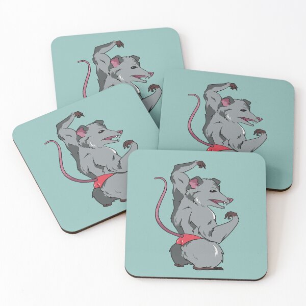 Item preview, Possums with jobs - Bodybuilder designed and sold by BirdWithHat.