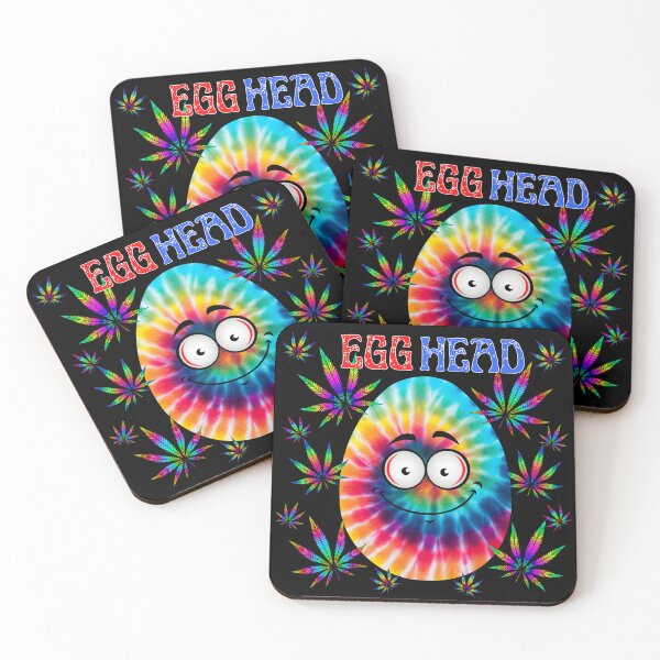 Item preview, Happy Easter Funny Easter Egg Psychedelic Tie Dye for Stoners EGG HEAD  designed and sold by theflandonian.