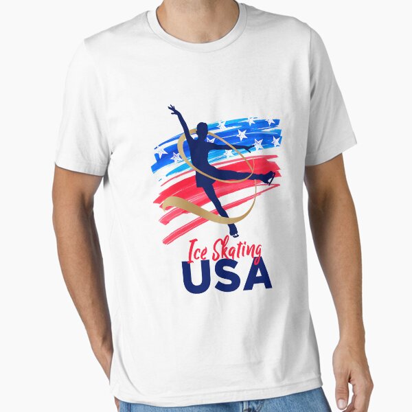 Item preview, Ice Skating Dance Support The Team USA Flag designed and sold by tamara-art.