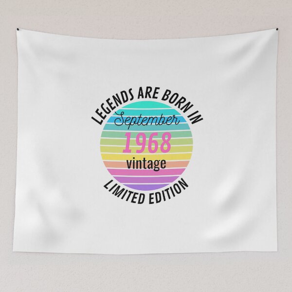 Item preview,  legends are born in September 1968 vintage designed and sold by medbouk1.