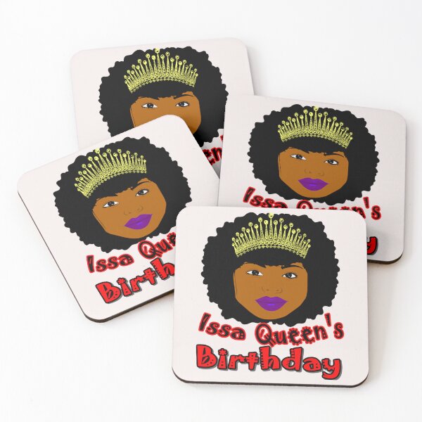 Item preview, Afro Woman Issa Queen&x27;s Brithday designed and sold by BishnuSem.