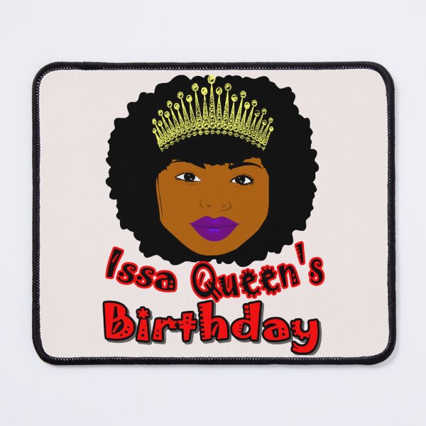 Item preview, Afro Woman Issa Queen&x27;s Brithday designed and sold by BishnuSem.