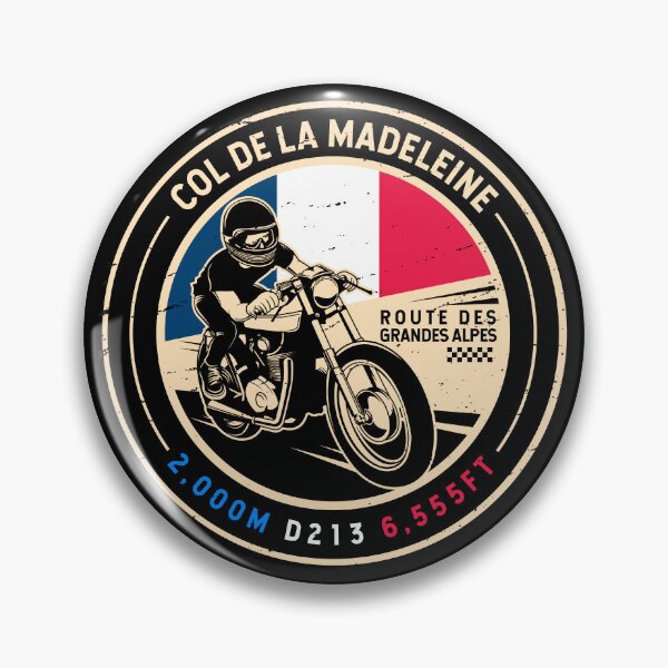 Item preview, Col de la Madeleine | Route des Grandes Alpes | Motorcycle designed and sold by KrisSidDesigns.