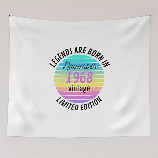 Item preview, legends are born in November 1968 vintage designed and sold by medbouk1.