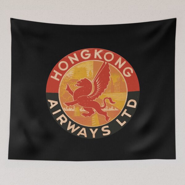 Item preview, Hong Kong Airways Vintage decal designed and sold by Centuryvault.
