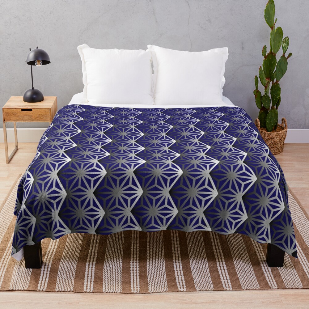 Beautiful And Charming Geometric Star Pattern, Shapes and Patterns Throw Blanket Bl-EP5776B6