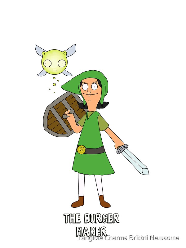 &quot;Louise Belcher as Link&quot; Stickers by mechy | Redbubble