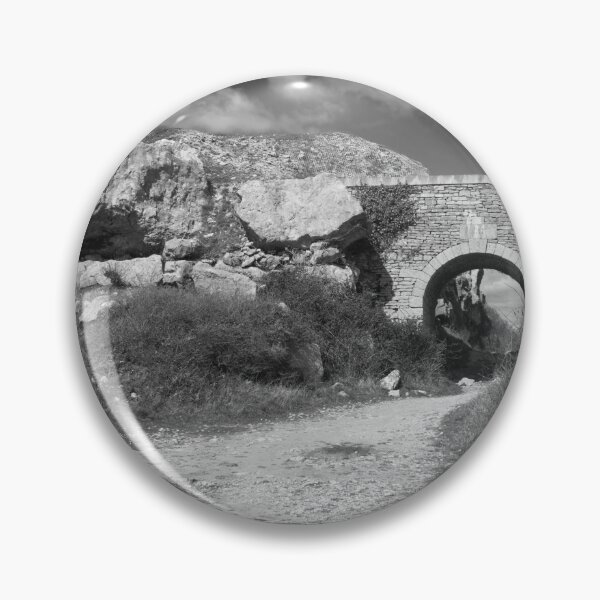 Item preview, Stone archway at Portland Quarry in black and white designed and sold by Ann Biddlecombe.