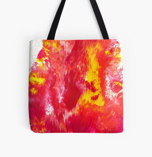L'Amour Passionne All Over Print Tote Bag