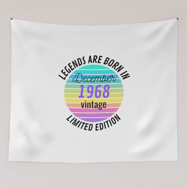 Item preview, legends are born in December 1968 vintage designed and sold by medbouk1.