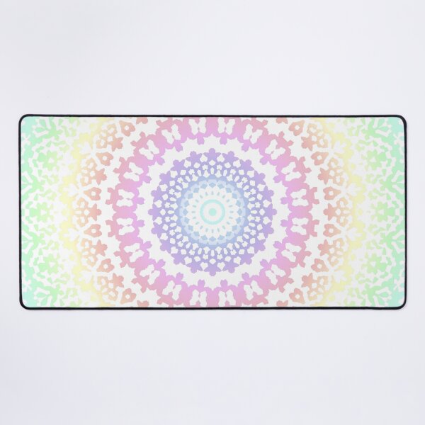 Item preview, Funky Trippy Boho Hippie Rainbow Mandala designed and sold by Kaleiope Studio.