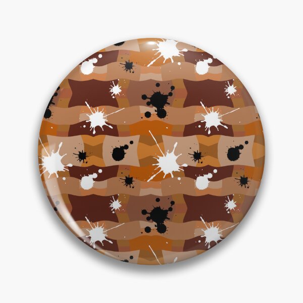 Item preview, Brown Camouflage with Black and White Ink Spots Pattern designed and sold by quinellie.