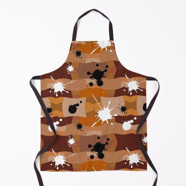 Item preview, Brown Camouflage with Black and White Ink Spots Pattern designed and sold by quinellie.