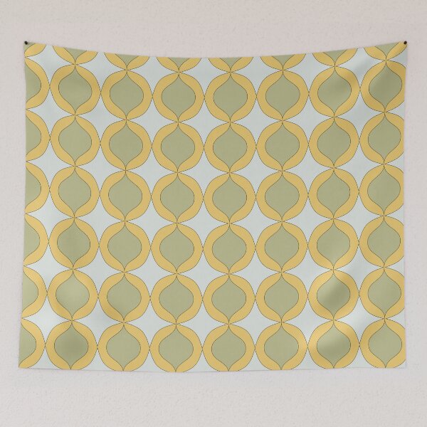 Item preview, Retro 70s Geometric Shapes-Pastel Spring designed and sold by Happy  People Prints.