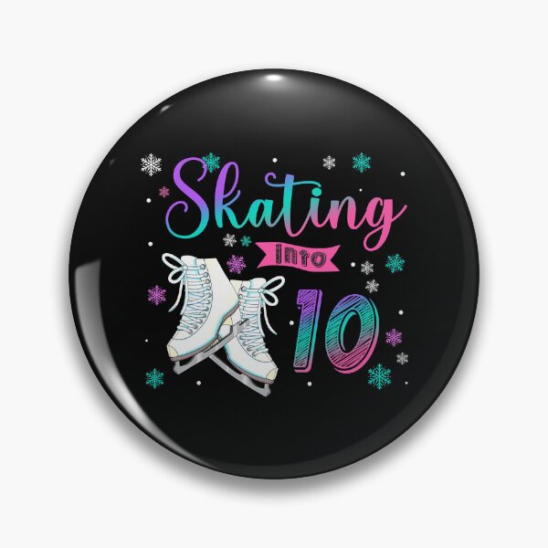 Item preview, Ice Skating Rolling 10th Birthday Party Girl Family Matching designed and sold by tamara-art.