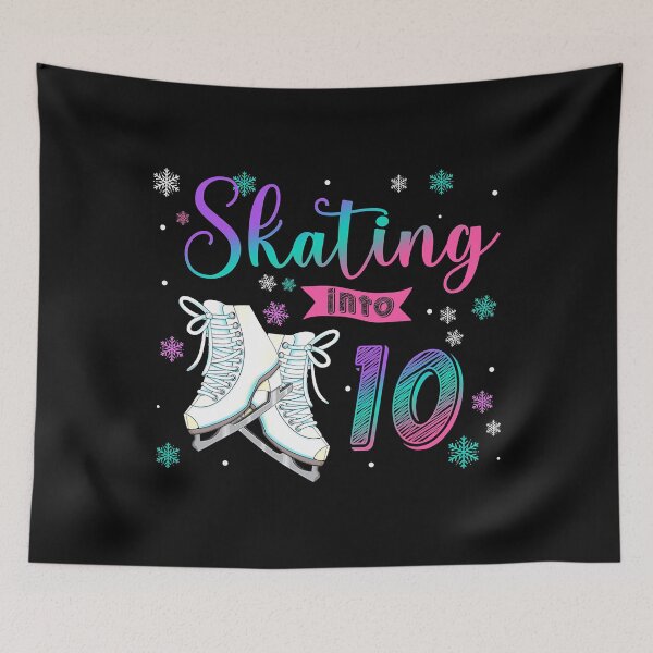 Item preview, Ice Skating Rolling 10th Birthday Party Girl Family Matching designed and sold by tamara-art.