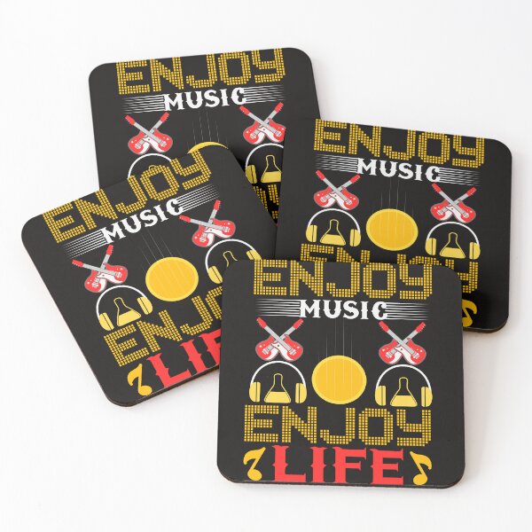 Item preview, Enjoy music enjoy life  designed and sold by Bela Ambrus.