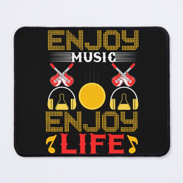 Item preview, Enjoy music enjoy life designed and sold by Bela Ambrus.