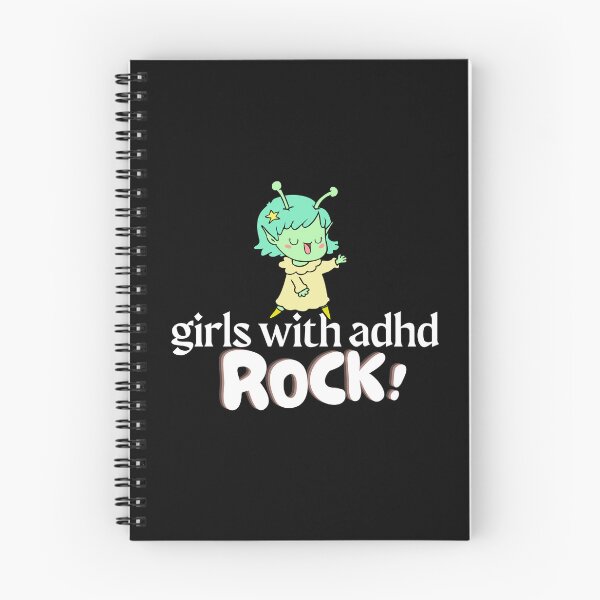 Item preview, ADHD - Girls with ADHD Rock - Option 2 - Light on Dark designed and sold by TheBerriesADHD.