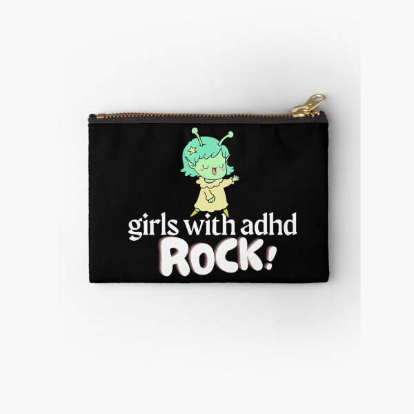 Item preview, ADHD - Girls with ADHD Rock - Option 2 - Light on Dark designed and sold by TheBerriesADHD.