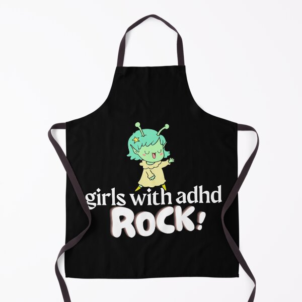 Item preview, ADHD - Girls with ADHD Rock - Option 2 - Light on Dark designed and sold by TheBerriesADHD.