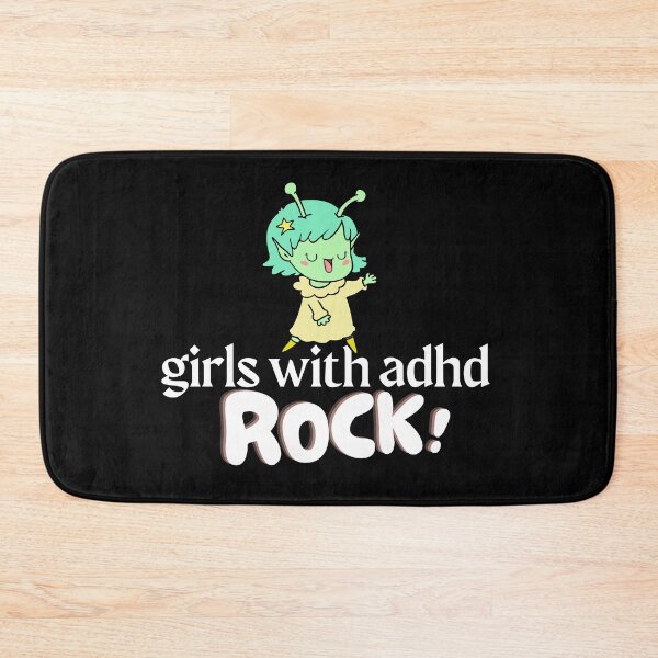 Item preview, ADHD - Girls with ADHD Rock - Option 2 - Light on Dark designed and sold by TheBerriesADHD.
