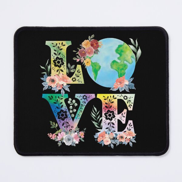 Item preview, Love Planet Earth Watercolor Style Flowers and Plants designed and sold by mrhighsky.