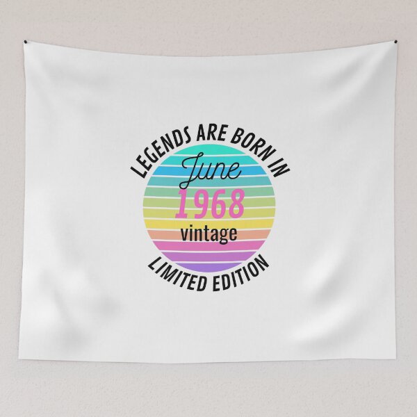 Item preview,  legends are born in June 1968 vintage designed and sold by medbouk1.