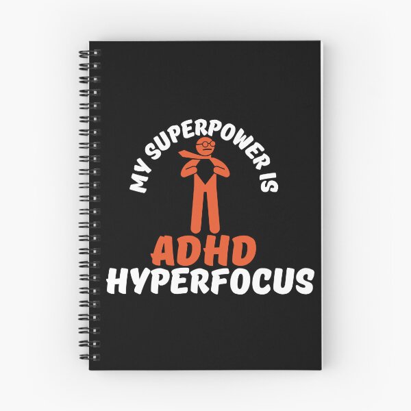 Item preview, ADHD - My Superpower is ADHD Hyperfocus - Option 2 - Light on Dark designed and sold by TheBerriesADHD.