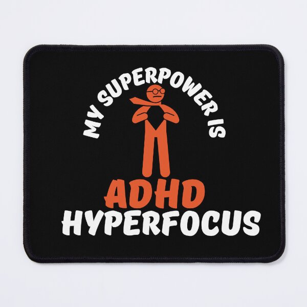 Item preview, ADHD - My Superpower is ADHD Hyperfocus - Option 2 - Light on Dark designed and sold by TheBerriesADHD.