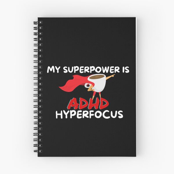 Item preview, ADHD - My Superpower is ADHD Hyperfocus - Option 3 - Light on Dark designed and sold by TheBerriesADHD.