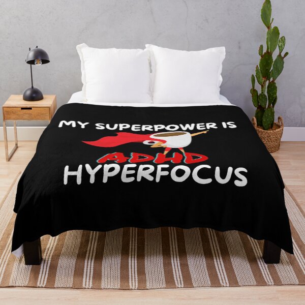 Item preview, ADHD - My Superpower is ADHD Hyperfocus - Option 3 - Light on Dark designed and sold by TheBerriesADHD.