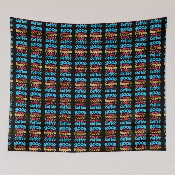 Item preview, Good things happen over coffee designed and sold by FloralStore.