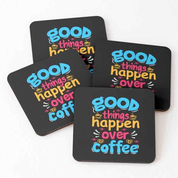 Item preview, Good things happen over coffee designed and sold by FloralStore.