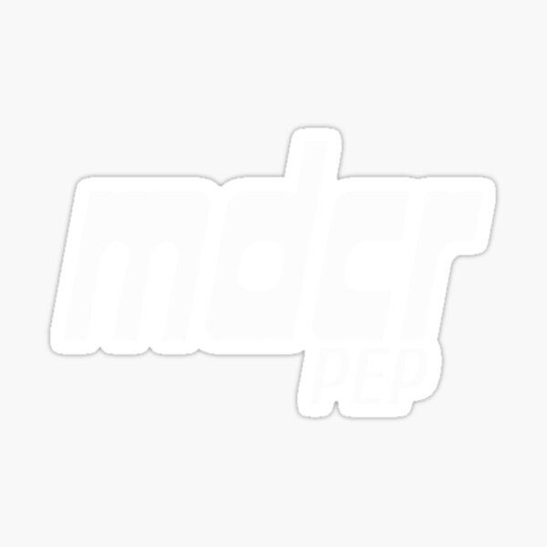 "Mdcr on peps madchester revival" Sticker by Desibeau Redbubble